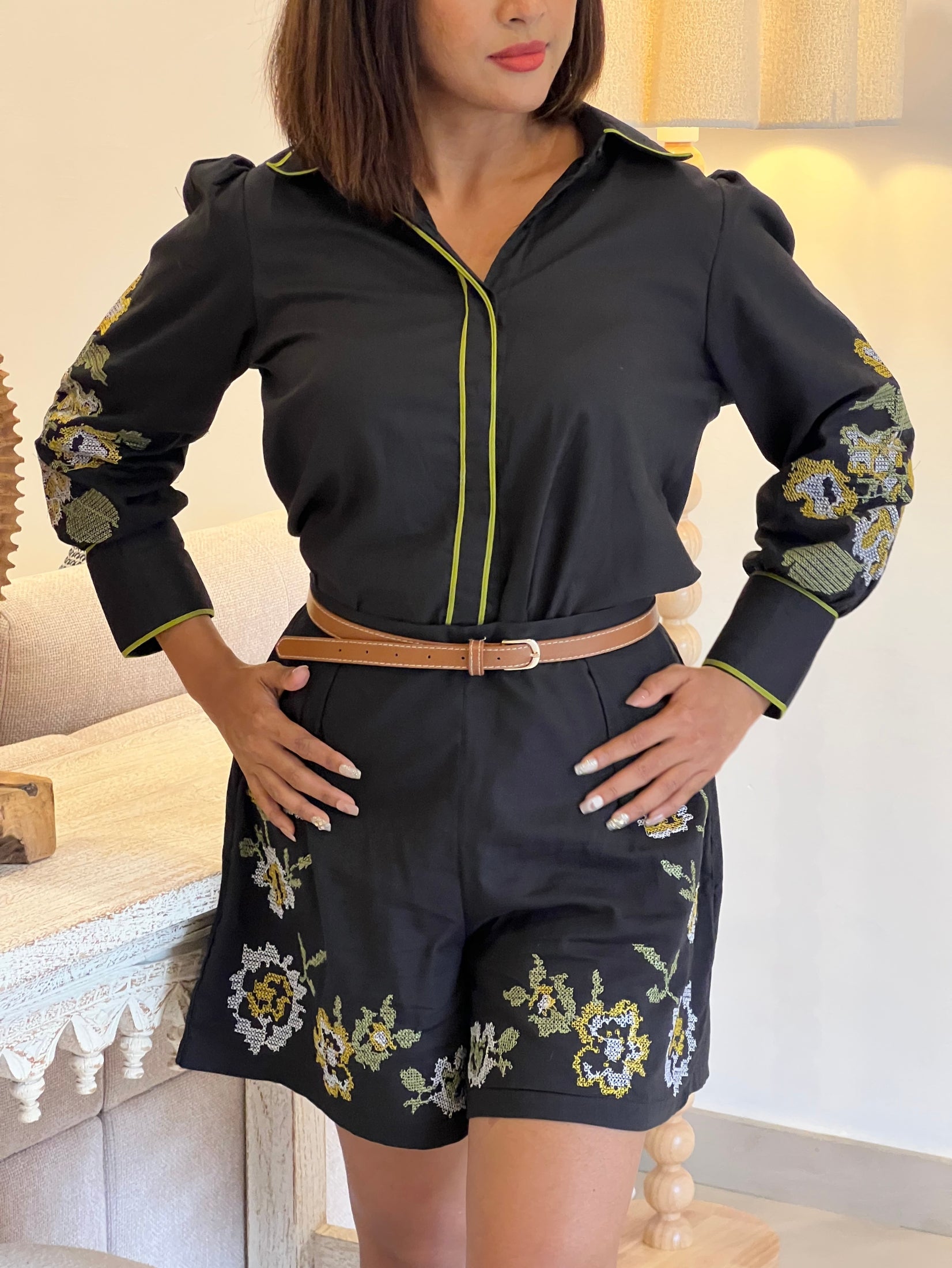 Amara Co-Ord Set (Black)
