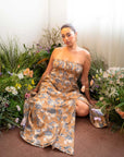 ELORA DRESS BROWN