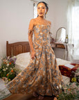 ELORA DRESS BROWN